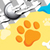 Clock Weather Widget Paw Print