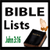 Bible Lists