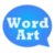 WordArt Chat Sticker F Free