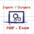 PMP Inputs and Outputs