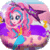 Dress up Pinkie Pie rocks star