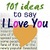 Have 101 ideas On How to say i love