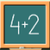 Math on chalkboard