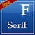 ★ Serif for FlipFont® free