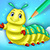 Cute Bugs Coloring Book