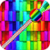 Rainbow Zipper Lock Screen