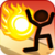 Stickman VS Fireball
