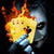 Burning Poker Joker Live Wallpaper