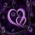 Purple Heart Love Live Wallpaper LWP