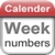 Calendar week sync