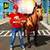 Mounted Horse Pizza Delivery