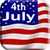 The USA Independence day 4th July