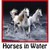 Horses in Water Wallpaper Android