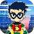 The Color Game Teen Titans Superhero Monster Match
