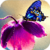 Butterfly On Tulip Live Wallpaper