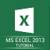 Learn MS Excel 2013