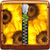 Top Sunflower Zipper Lock Screen