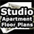 Studio Apartment Floor Plans