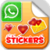 Love Sticker for Valentine Day