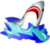 Shark Attack on Surfer