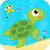 Learn Sea World Animal Game-Name Puzzle Colouring