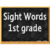 Free Sight Words 1st Grade