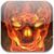 Red Flame Skull Live Wallpaper