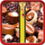 Candies Zipper Lock Screen