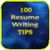 100 Resume Writing Tips 2014
