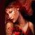 Red  Art Girl Wallpaper