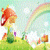 Cute Rainbow Mushroom Live Wallpaper