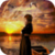 Praying at Sunset Live Wallpaper