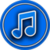 Music Player Blue