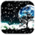 Night Sky Snowfall Live Wallpaper