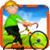 Hit And Fly Cyclist
