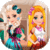 Dress up Elsa and Rapunzel
