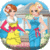Dress up Elsa and Anna bridesmaid
