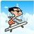 Mr Bean Skater Game