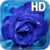 Blue Rose Drops Live Wallpaper