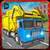 Blocky Garbage Transport Truck