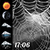 Spider Web Clock and Weather