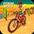 Downhill Offroad Bicycle Rider
