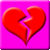 Broken Heart Battery Widget