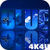 4k Blue Live Wallpaper